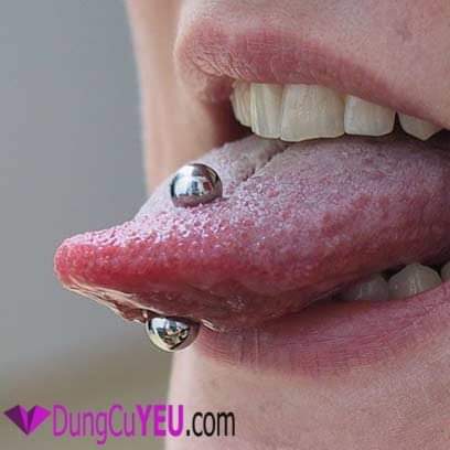 Khuyên đeo lưỡi giúp kích thích vùng kín bạn tình khi quan hệ bằng miệng