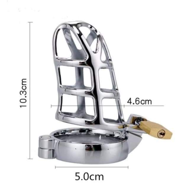 KHÓA DƯƠNG VẬT KIM LOẠI NHẸ NGUYÊN KHỐI - 5cm