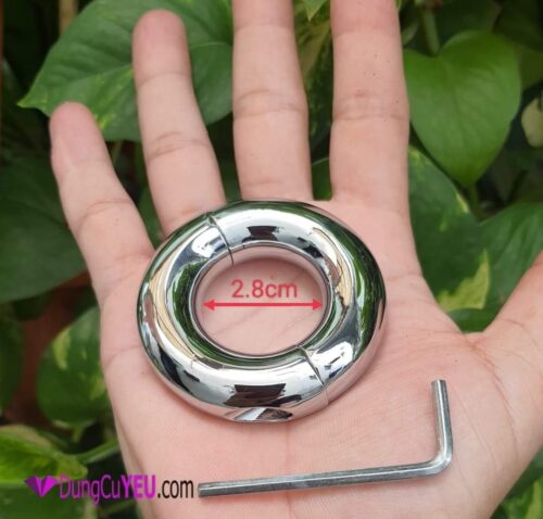 VÒNG ĐEO TINH HOÀN INOX TRÒN - Ảnh 3