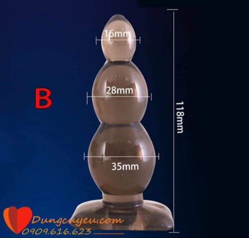 PHÍCH CẮM HẬU MÔN SILICON TRONG SUỐT - Ảnh 7