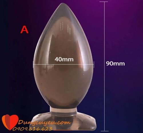 PHÍCH CẮM HẬU MÔN SILICON TRONG SUỐT - Ảnh 6