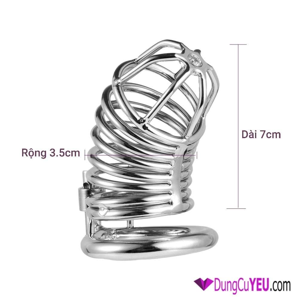 KHÓA DƯƠNG VẬT INOX HÌNH LÒ XO - Ảnh 2