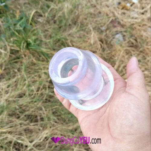 PHÍCH CẮM THÔNG HẬU MÔN TRONG SUỐT CÓ NÚT ĐẬY - Ảnh 6