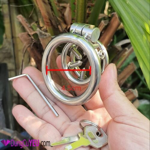 KHÓA TRINH TIẾT ĐEO GỐC DƯƠNG VẬT - 4.5cm