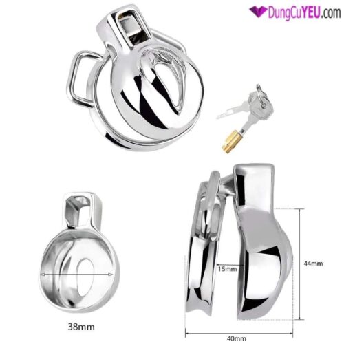 KHÓA DƯƠNG VẬT HÌNH ÂM ĐẠO INOX - Ảnh 4