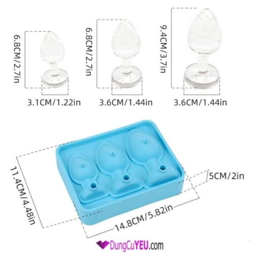 KHUÔN NƯỚC ĐÁ HÌNH DẠNG ĐỒ CHƠI - Ảnh 6