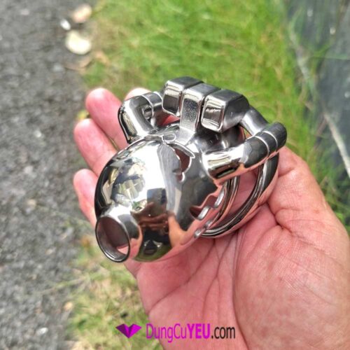 KHÓA DƯƠNG VẬT INOX CÓ VÒNG KẸP TINH HOÀN