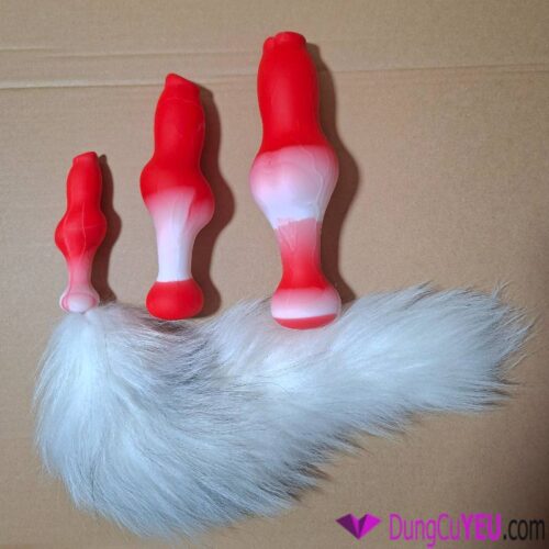 Đuôi cáo cắm hậu môn hình dương vật chó giống thật