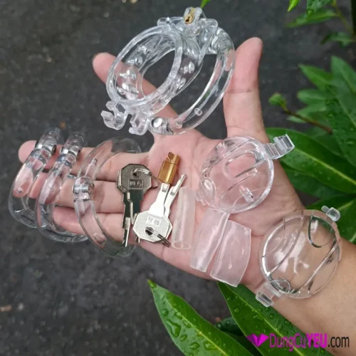khóa cu 2 lớp khóa trong suốt