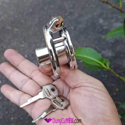 khóa cu đẩy thụt dương vật 2 tầng