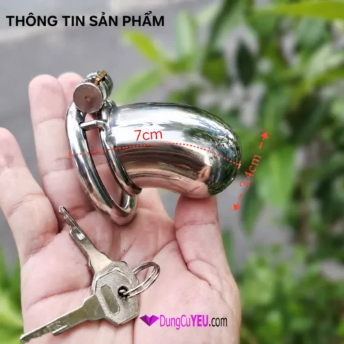 khóa dương vật inox ngắn ôm sát cậu nhỏ