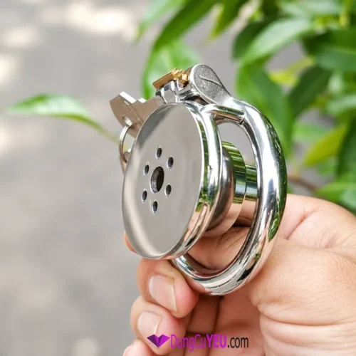 khóa trinh tiết đẩy dương vật inox