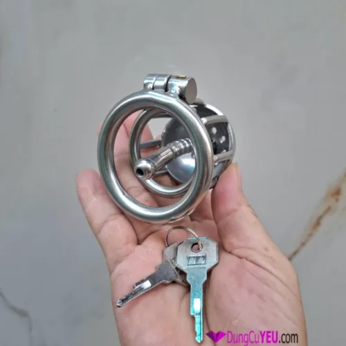 khóa cu inox có ống thông niệu