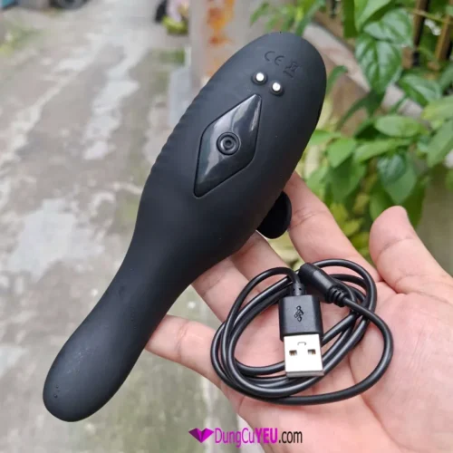 Dụng cụ mát xa đầu dương vật sạc điện
